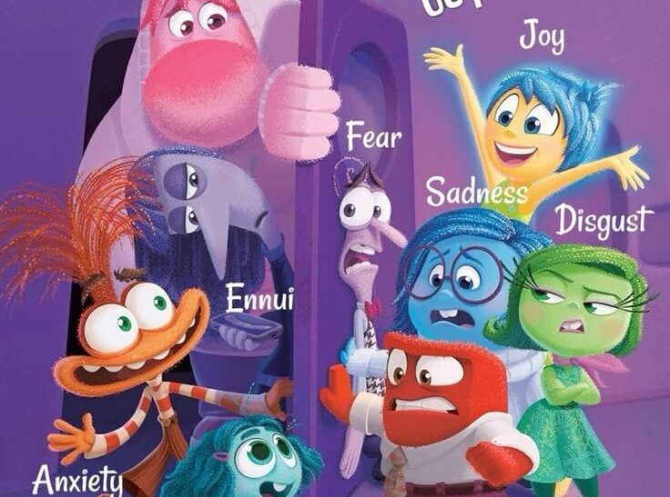 فيلم”Inside out 2″فى المرتبة الخامسة 2024 للرسوم المتحركه.