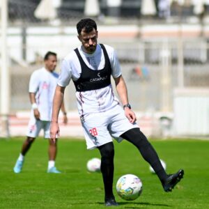 الونش » يخوض تدريبات تأهيلية وبدنية خاصة على هامش ودية الزمالك