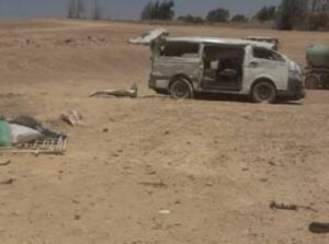 انقلاب ميكروباص على الطريق الدائري بالقليوبية يسفر عن 7 مصابين