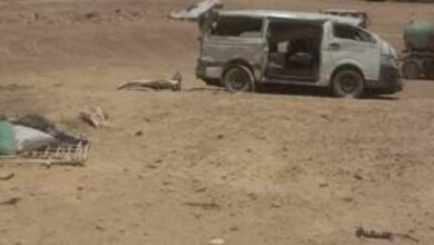 انقلاب ميكروباص على الطريق الدائري بالقليوبية يسفر عن 7 مصابين