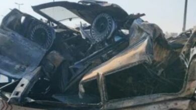 إصابة العشرات في حادث انقلاب على طريق الفيوم