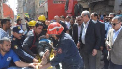 انهيار منزل بطنطا إنقاذ شاب ووفاة والدته