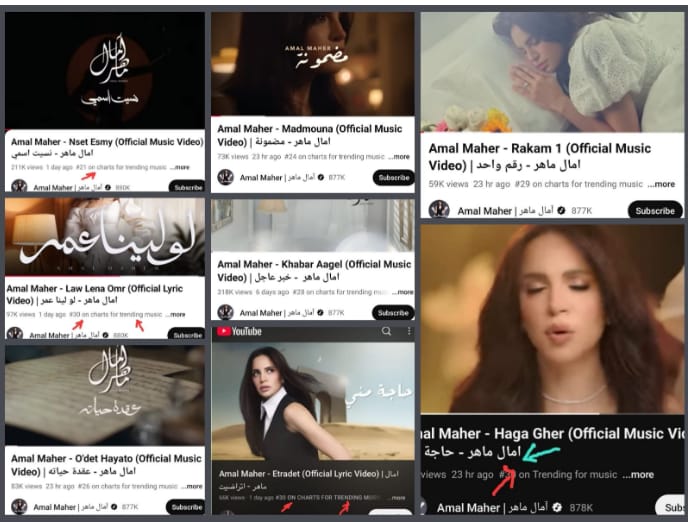 امال ماهر تتصدر التريند اعرف السبب