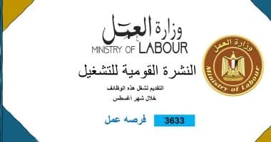 العمل تعلن عن وظائف شاغرة في 34 شركة