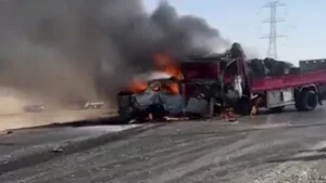 مصرع 4 قضاة في حادث مروع بالمنيا