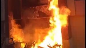 السيطرة على حريق مدرسة يوسف السباعي بميت عقبة